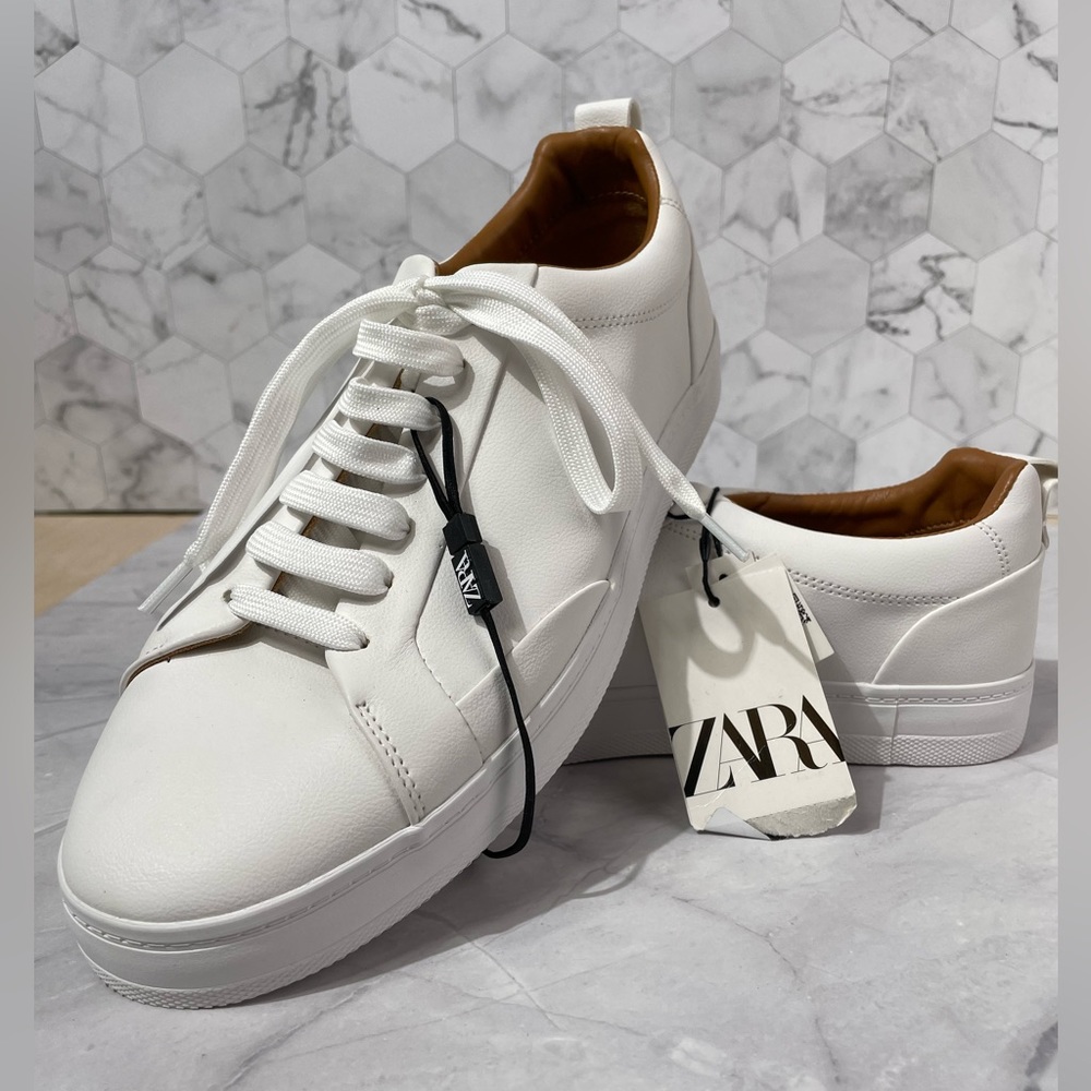 White sneakers from Zara